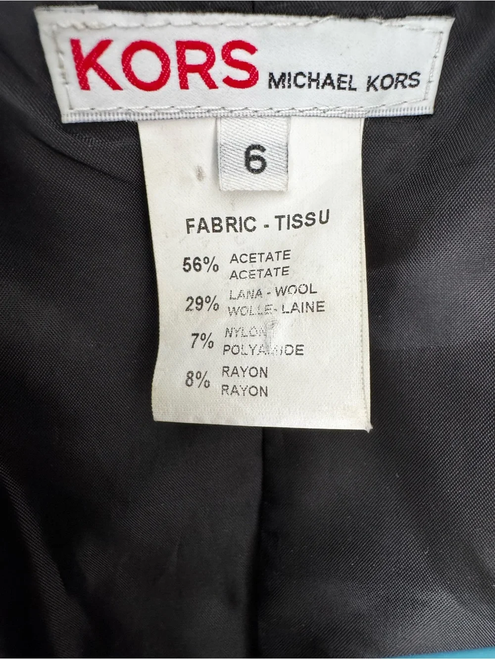 Michael Kors Women's Black Single-Button Blazer size small 4-6